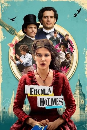 Enola Holmes 2020 Hindi Dual Audio Movie Poster